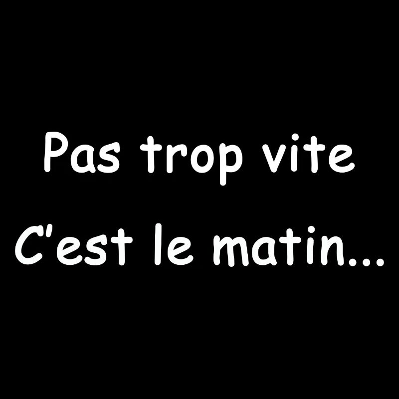 pas trop vite blanc