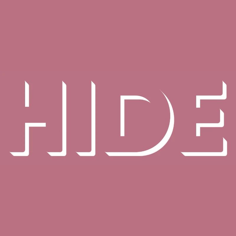 HIDE, white fantastic empty space effect!