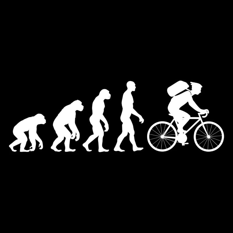 Evolution Radfahren Radfahren Biker Radfahren