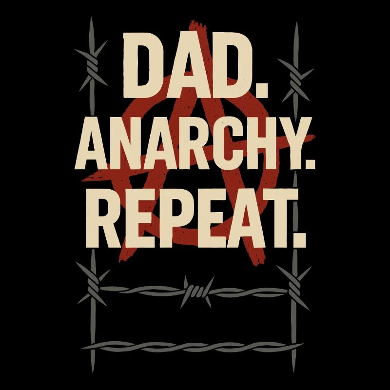 Punk Dad Alternative Vaterschaft Rebellischer