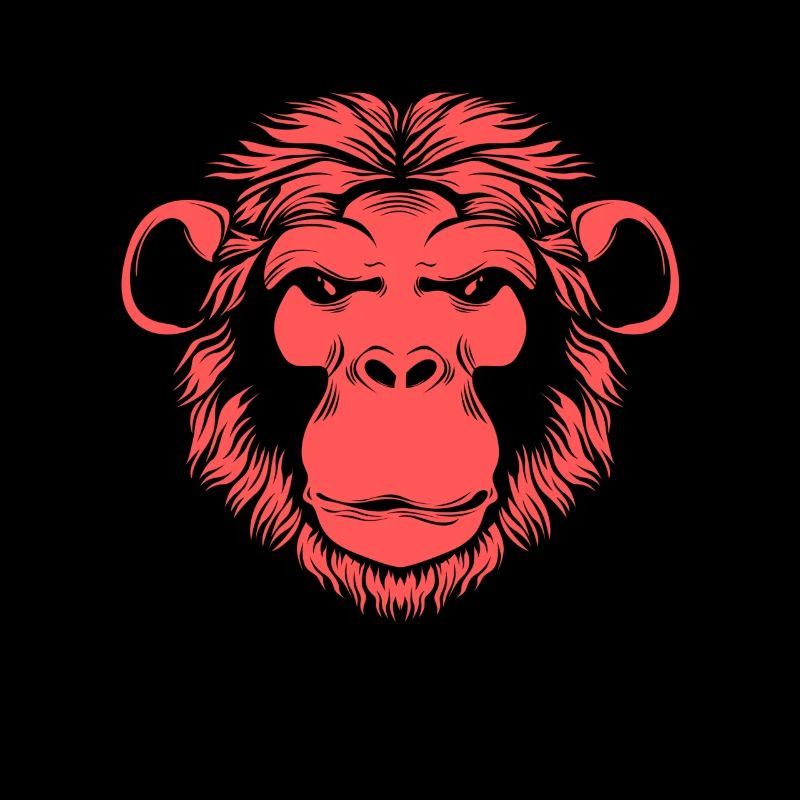 Cadeau de dessin animé de singe chimpanzé singe