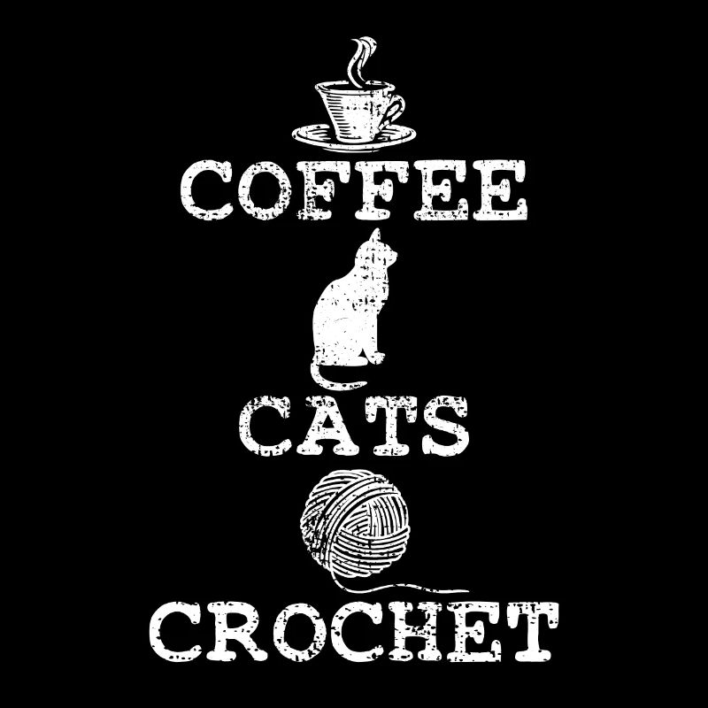 Haekeln Kaffee Katzen
