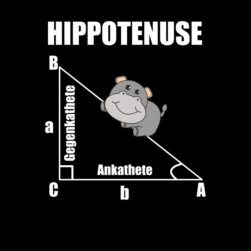 Nerd Geometrie Hippotenuse Hypotenuse Mathe
