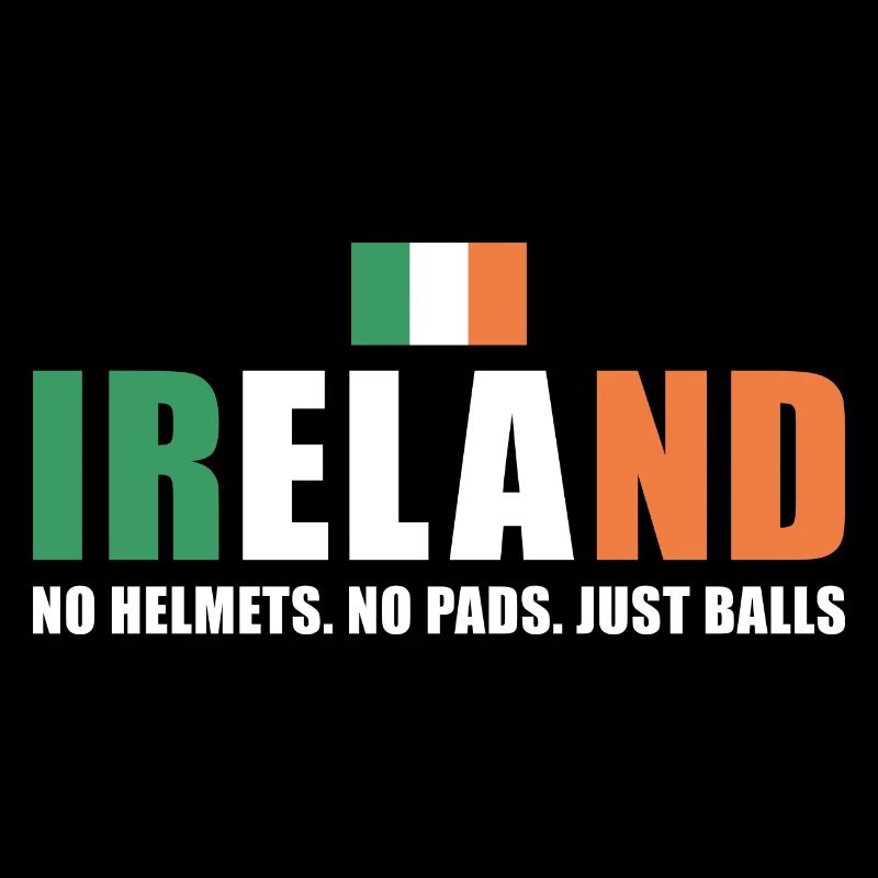 Pas de casques pas de coussinets juste des ballons Irlande Rugby