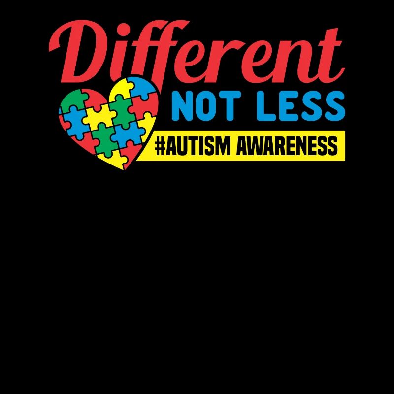 Autism Awareness Month Puzzle different not less