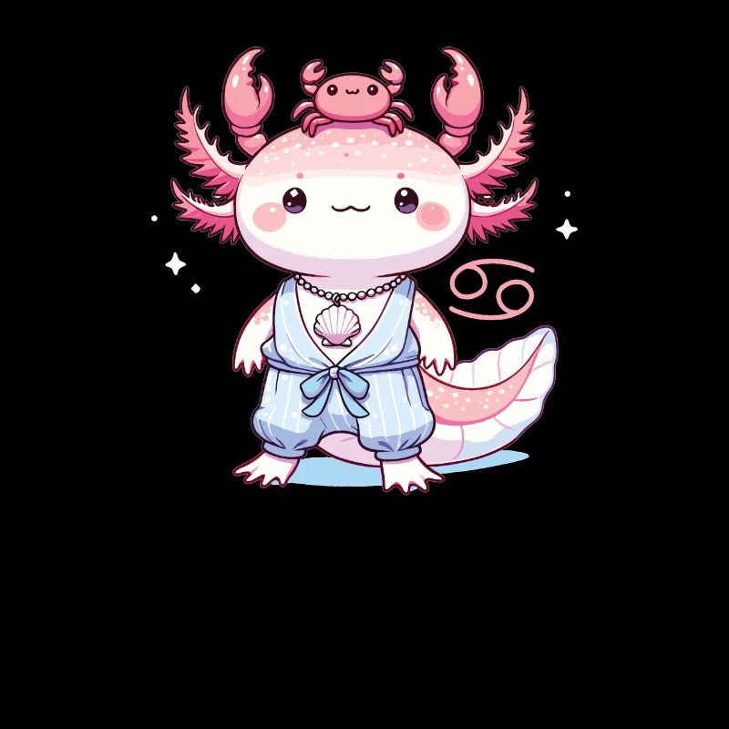 Axolotl als Sternzeichen Krebs