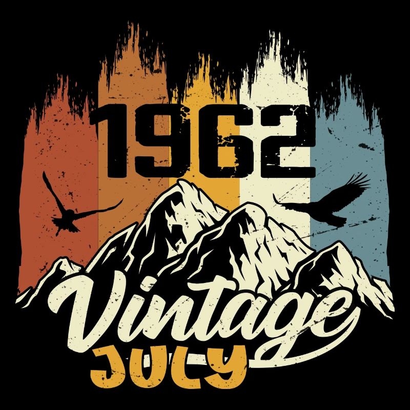 Vintage Juli 1962 Geburtstagsgeschenk Juli 1962