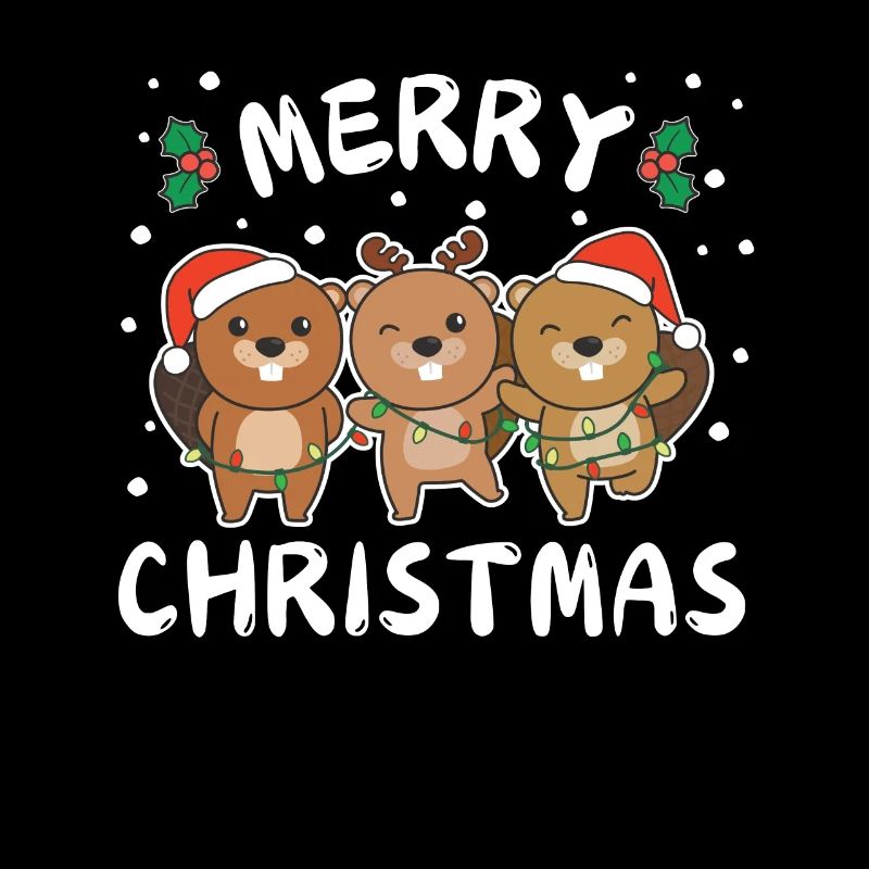 Joyeux Noël Castor de Noël
