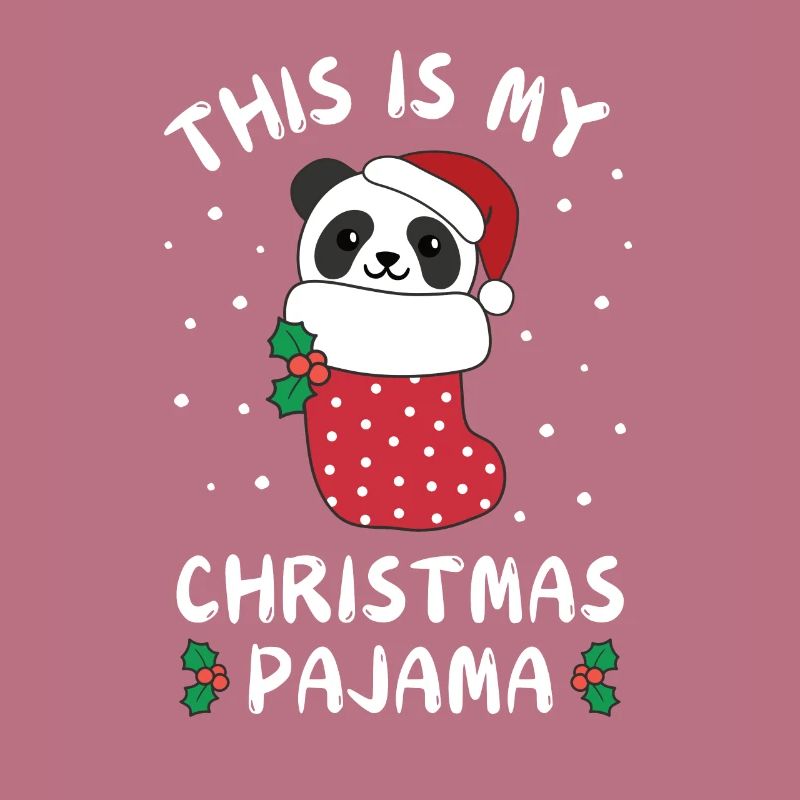 C’est mon pyjama de Noël, mignon panda