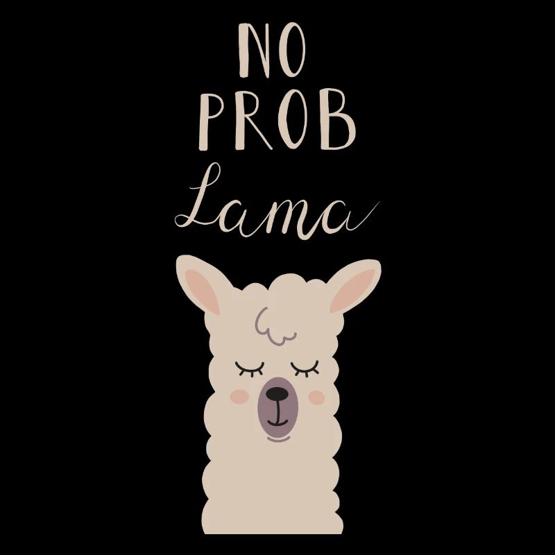 Pas de problème: conception drôle de lama