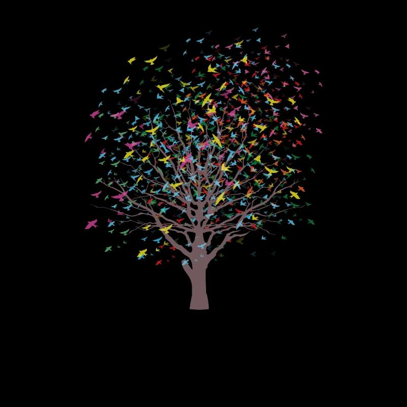 Tree with birds