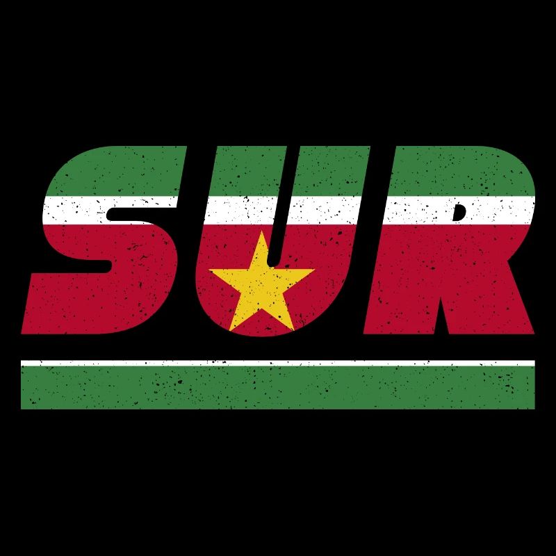 Bannière drapeau Suriname SUR