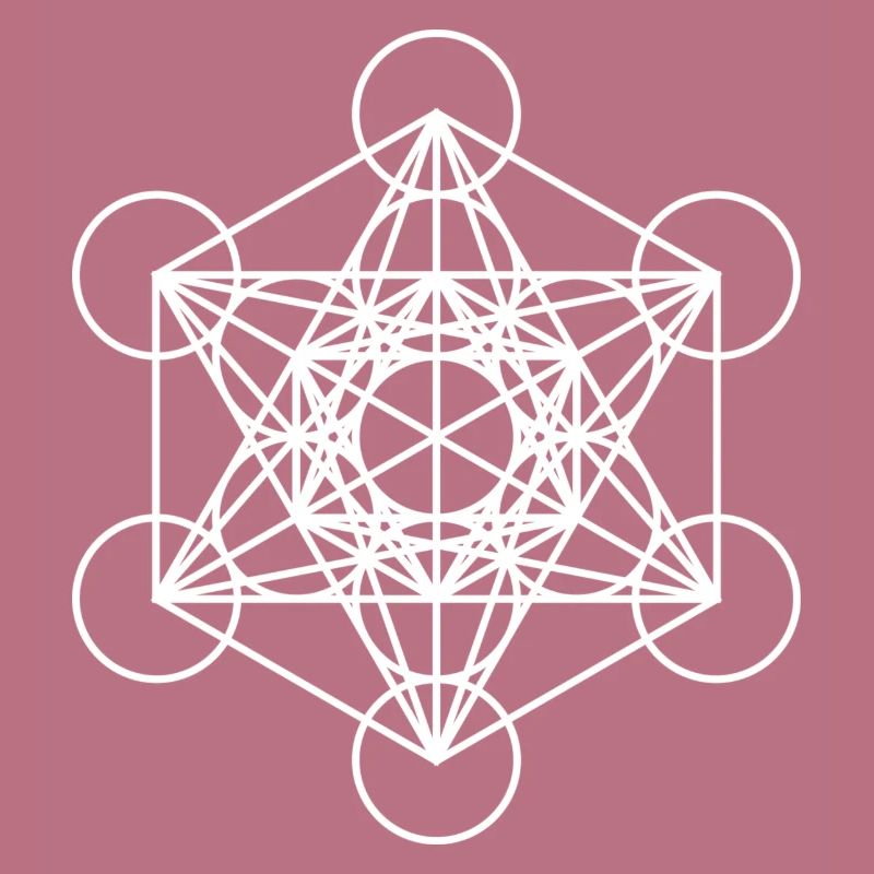 metatron cube white cube gift idea