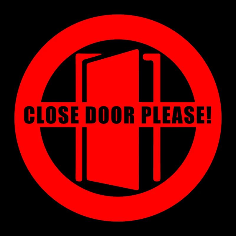 Please close doors | Please close the door