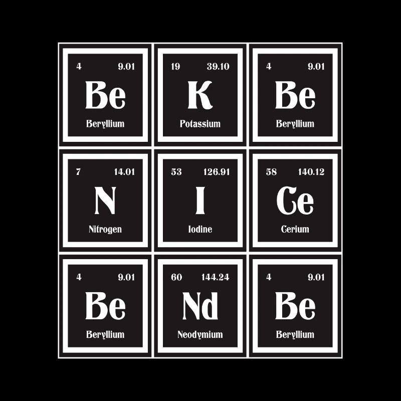 Sei nett Sei freundlich | Periodensystem der Elemente