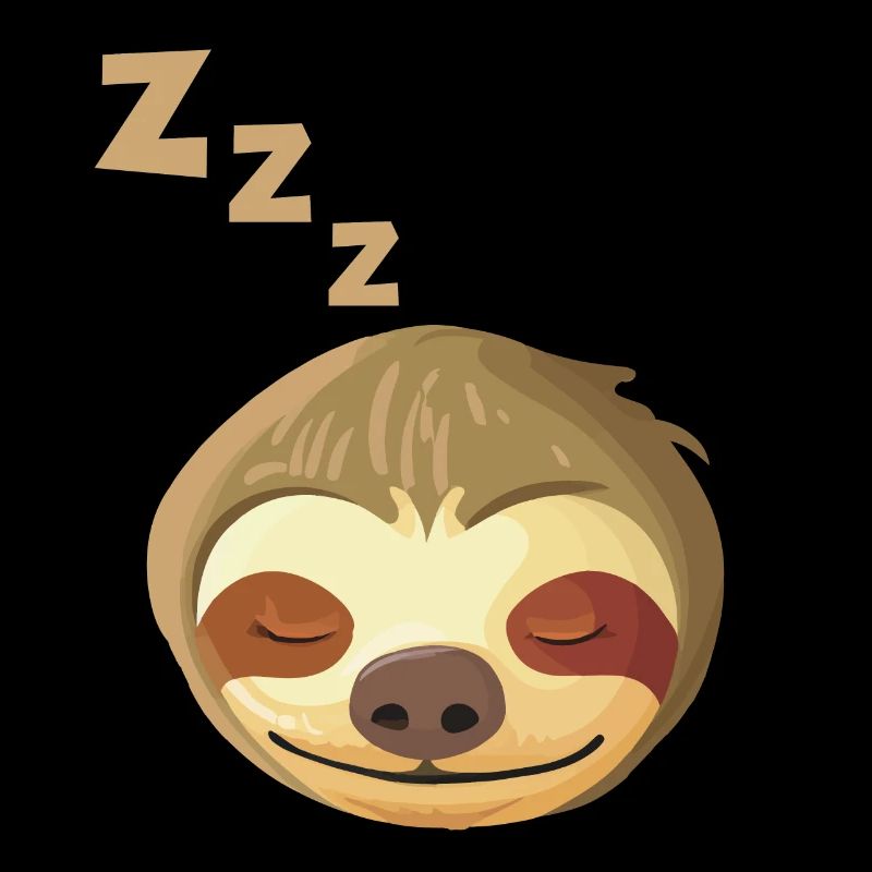 Sleeping Sloth Face