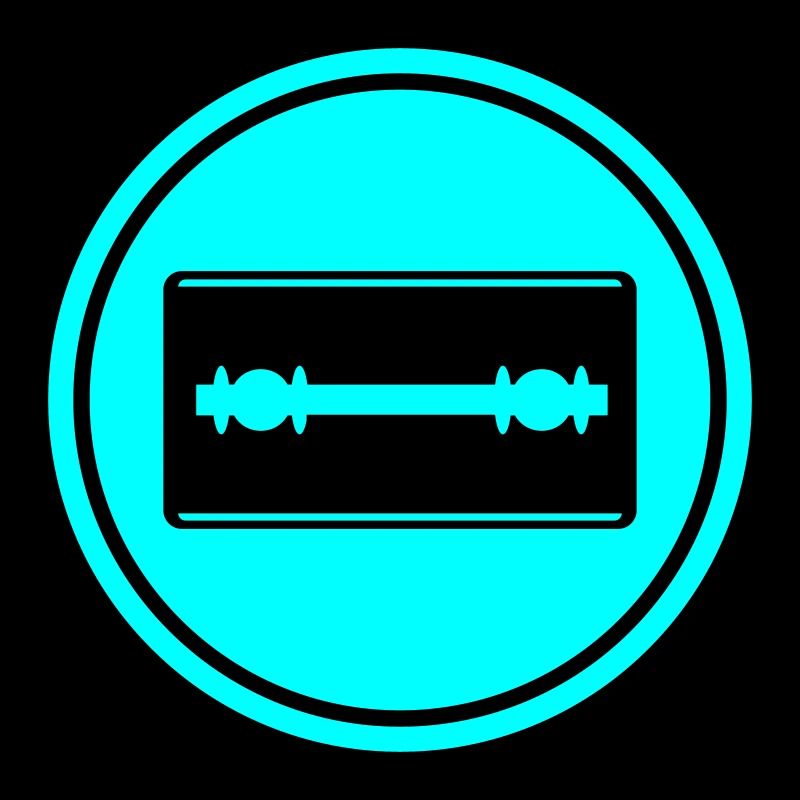 Razor Blade Icon Circle