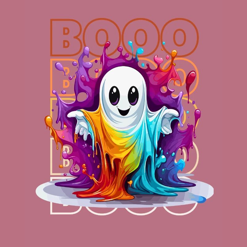 Chibi Float & Booo! Whimsical Wisp Tee!