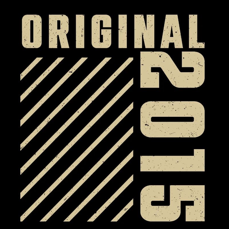 Original 2015 Authentic 2015 Vintage Bursdag