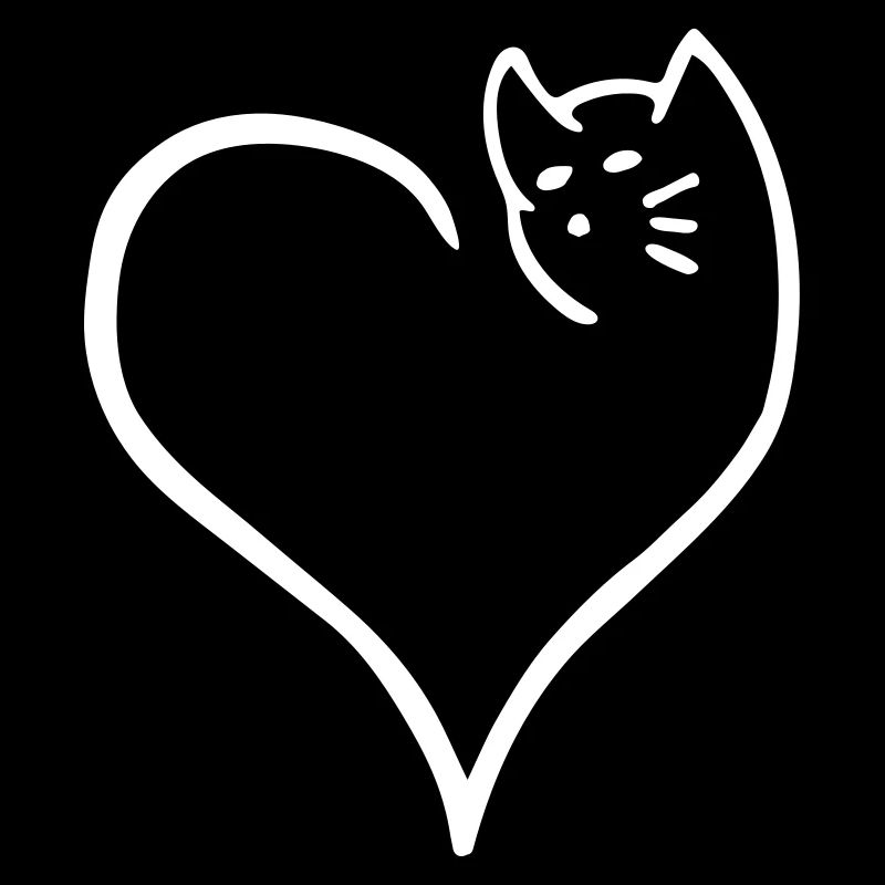 Katze im Herz. Geschenk