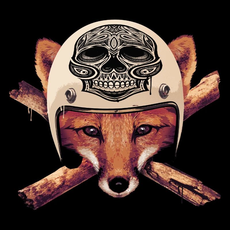 FOX-skull-head