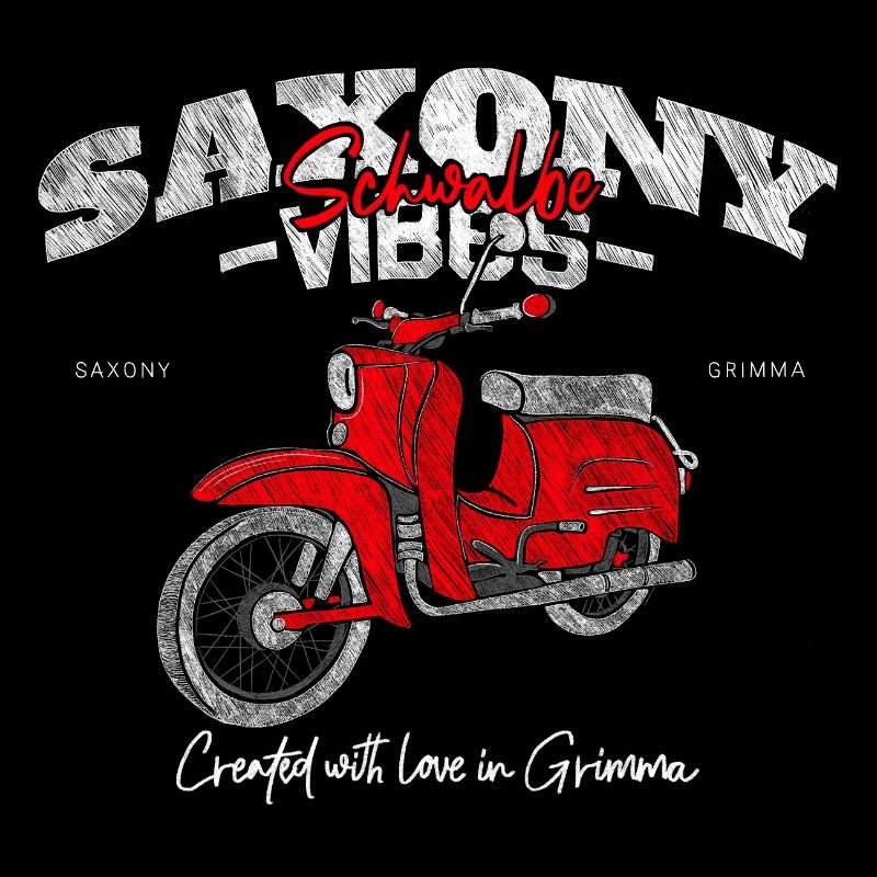 Saxony Vibes - Grimma Vibes - Schwalbe - Mobylette