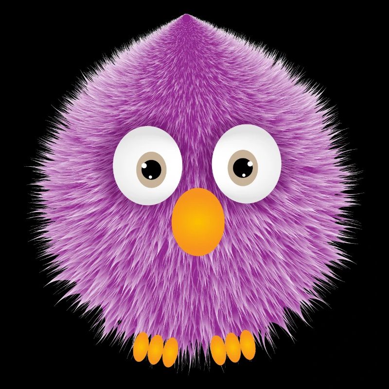 flauschiger Vogel