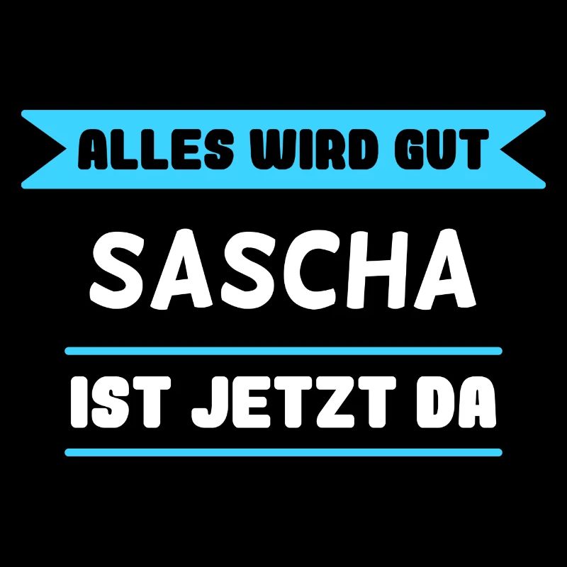 Sascha Name Design für stolze Saschas