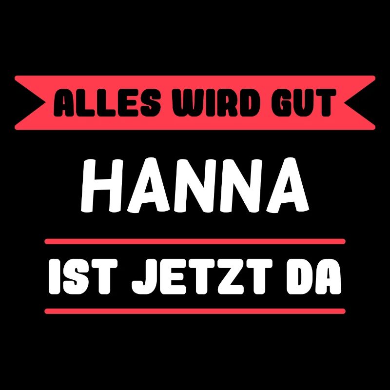 Hanna Name Design für stolze Hannas