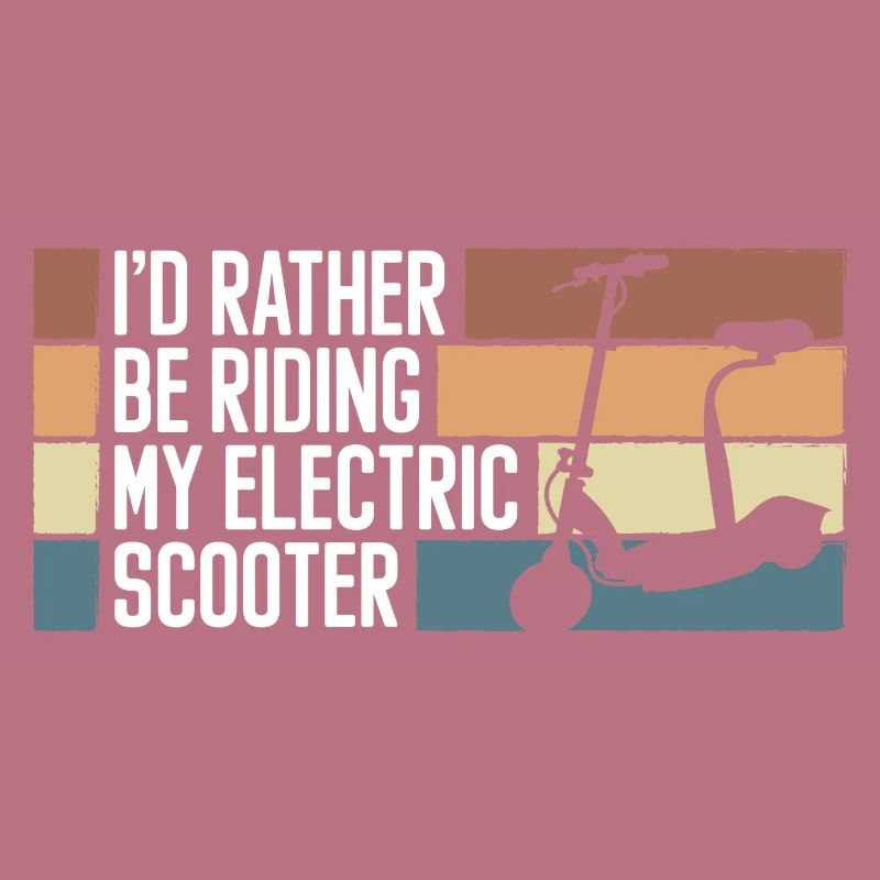 Rollerfahrer E-Roller Hybrid