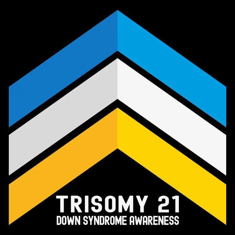 Down-Syndrom Drei-Chromosomen-Pfeile Bewusstsein