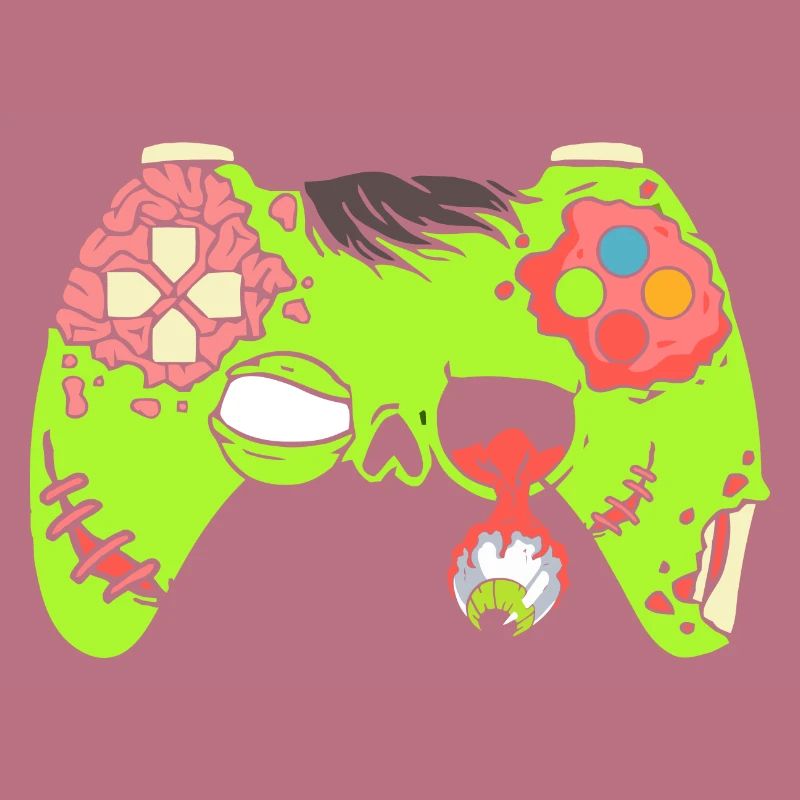 Halloween Zombie Gaming Controller