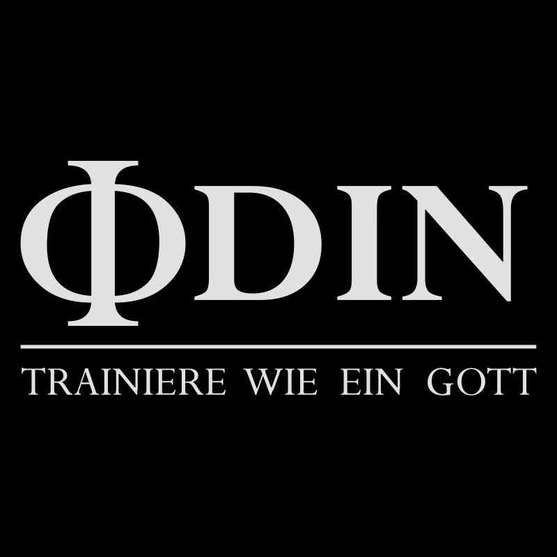 ODIN Trainiere wie ein Gott (Vektor)