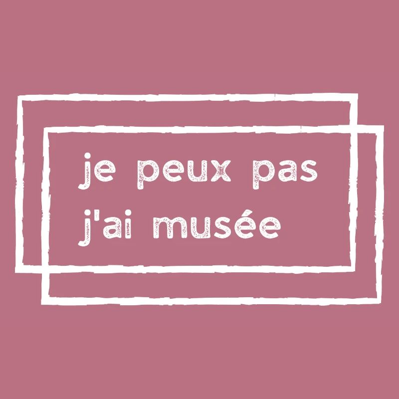 Je peux pas j'ai musée (rectangles)