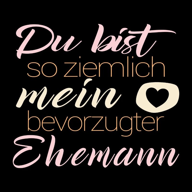Bevorzugter Ehemann Valentinsgeschenk Frau