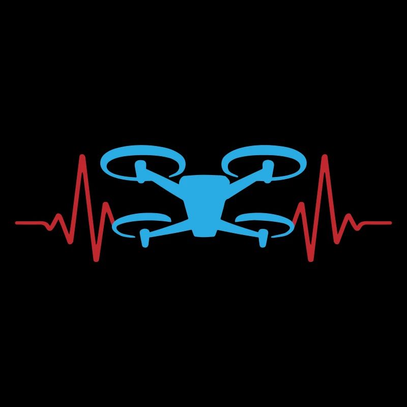Heartbeat Drone Drone ECG | Les couleurs peuvent être changées