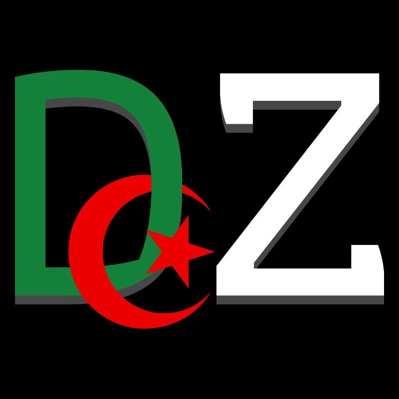 DZ Les Algériens Drapeau Dzair