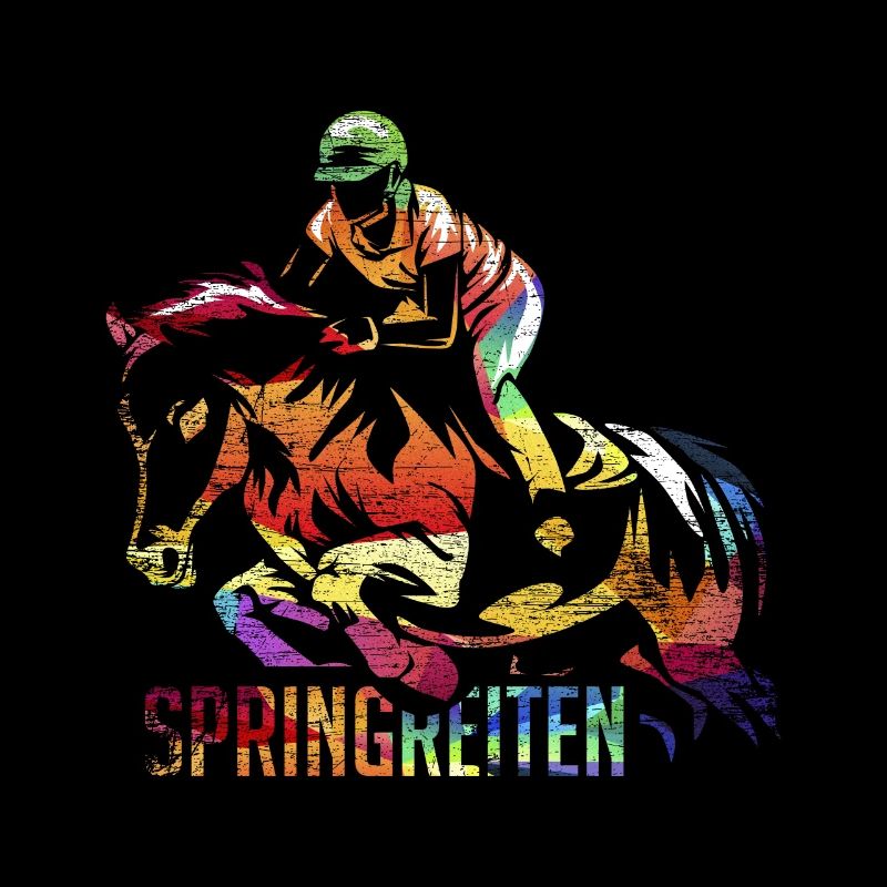 Springreiten Springreiter Geschenk
