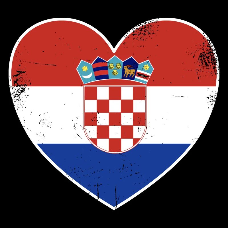 Kroatien Liebe kroatisches Design