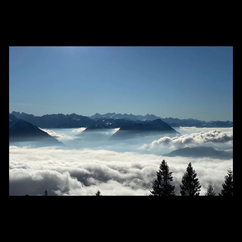 Schweiz, Rigi Berg Poster, Geschenkidee Luzern