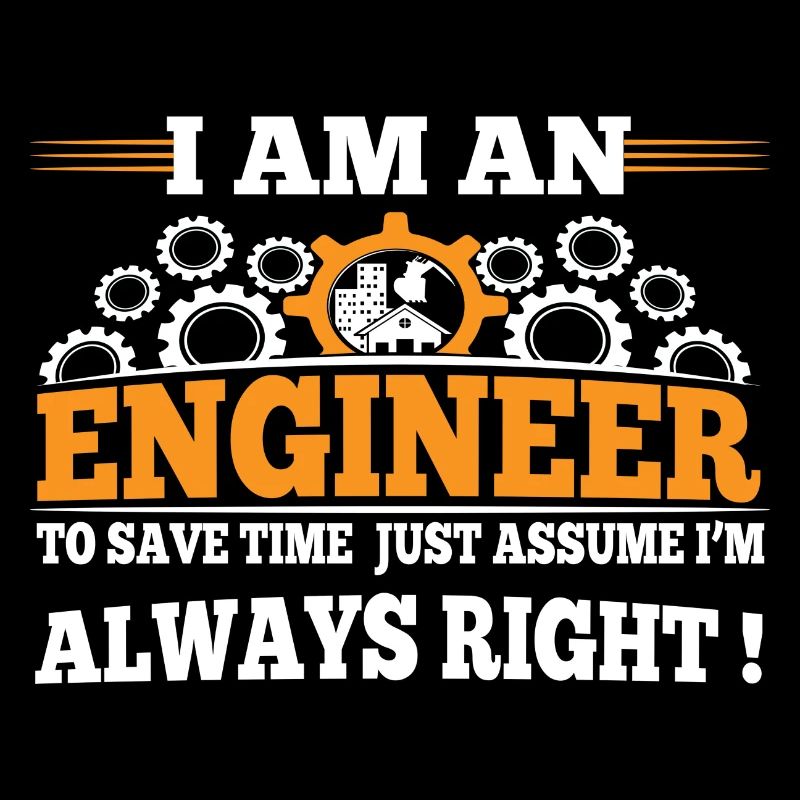 I Am An Engineer To Save Time I'm Always Right