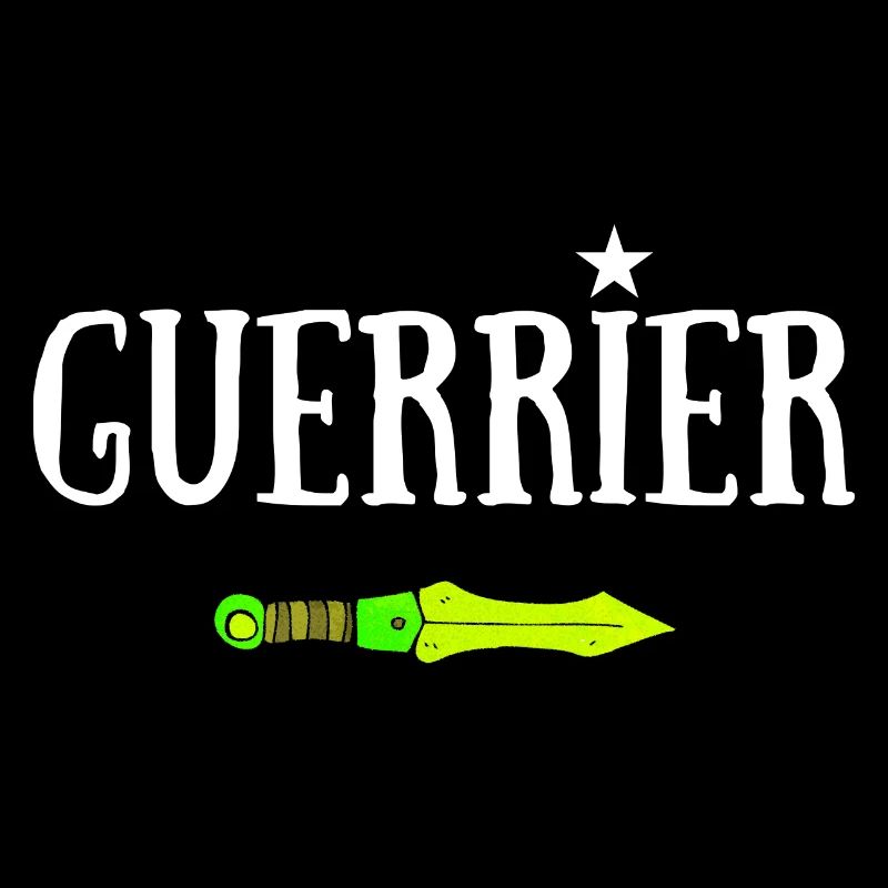 GUERRIER JDR ÉPÉE MAGIQUE