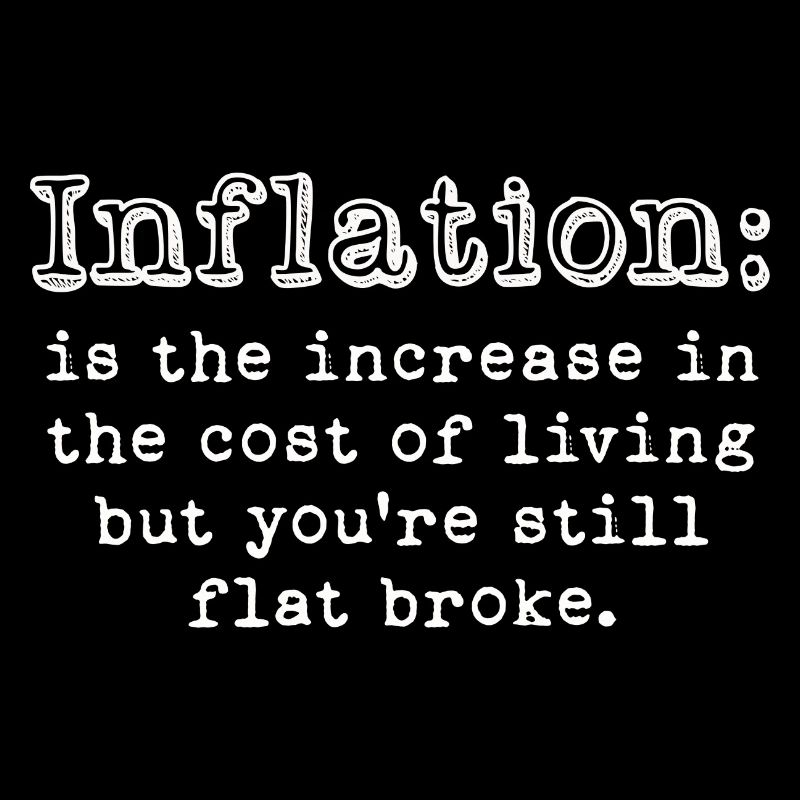 Inflation=Augmentation du coût de la vie Faillite