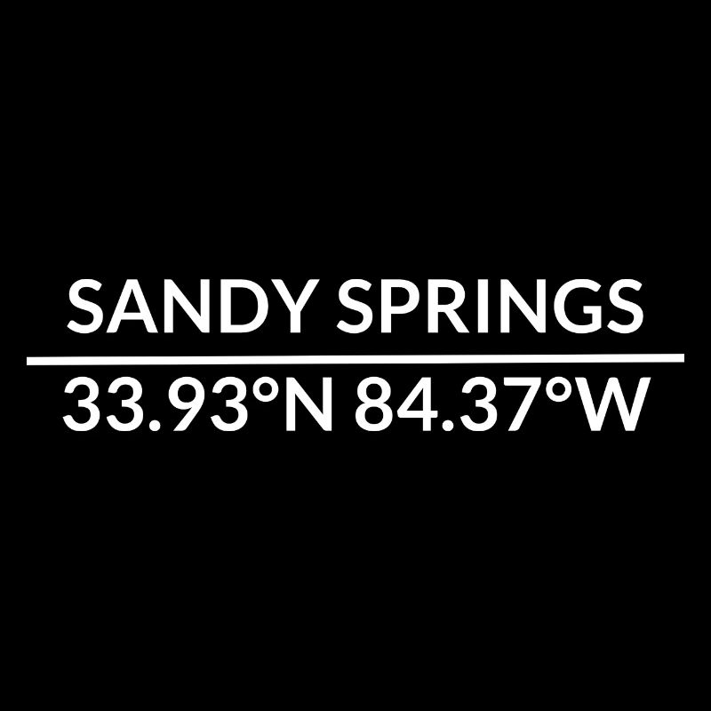 Sandy Springs, Georgia, USA Coordinates