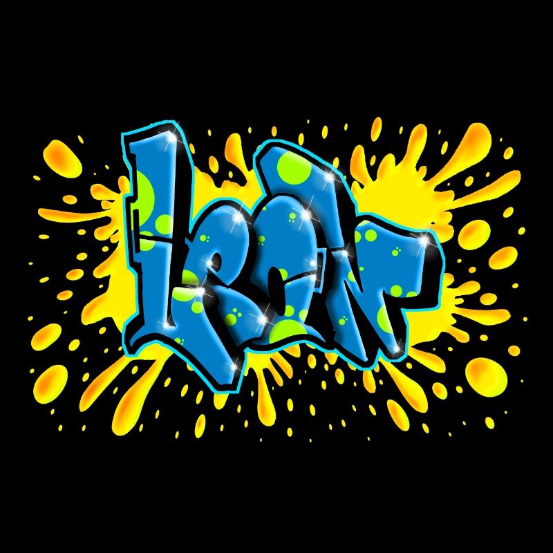 Léon graffiti splash prénom imprimable sur tout