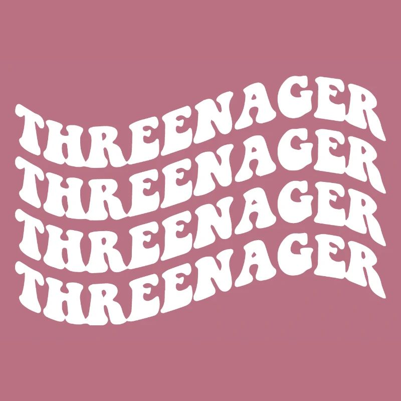 Threenager Toddler Third Three Year old Fun