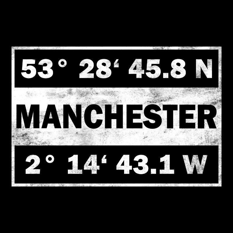 Manchester Coordinates City England Manchester