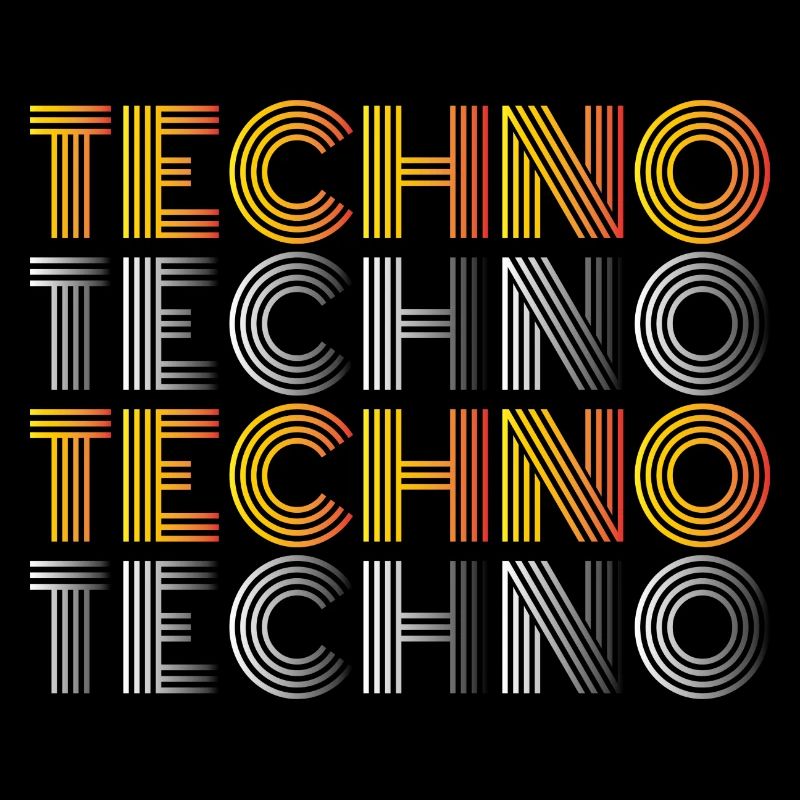 TECHNO TECHNO TECHNO Music Goa Dancing Gift