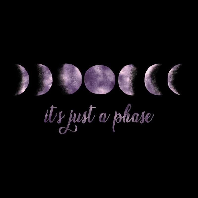 it's just a phase, moon phase, moon, night sky