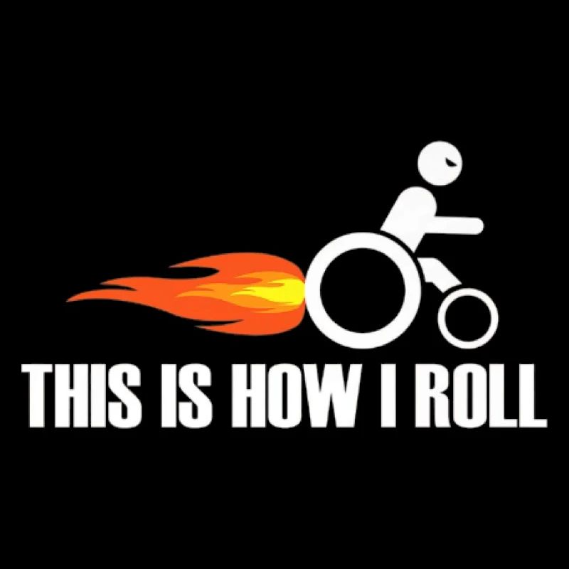 Rollstuhl Behinderung - Rollstuhlfahrer T-Shirt